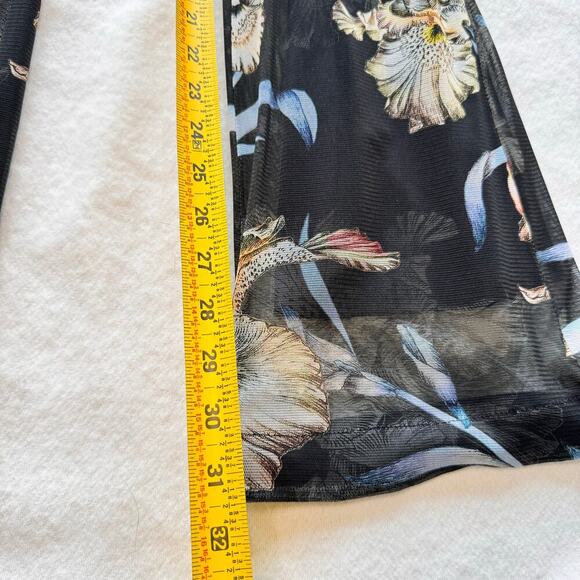 Beate Heymann Street Couture Wide Leg Mesh Pants Size 6 - Picture 9 of 9